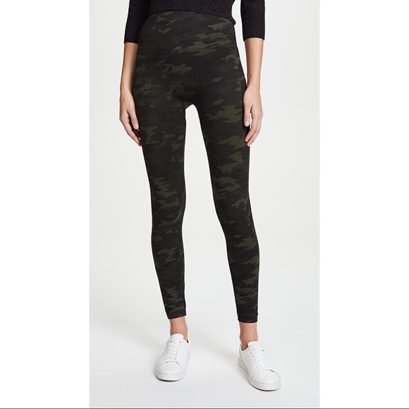Spanx Look at Me Now High-Waisted Seamless Camo Leggings - Picture 2 of 6